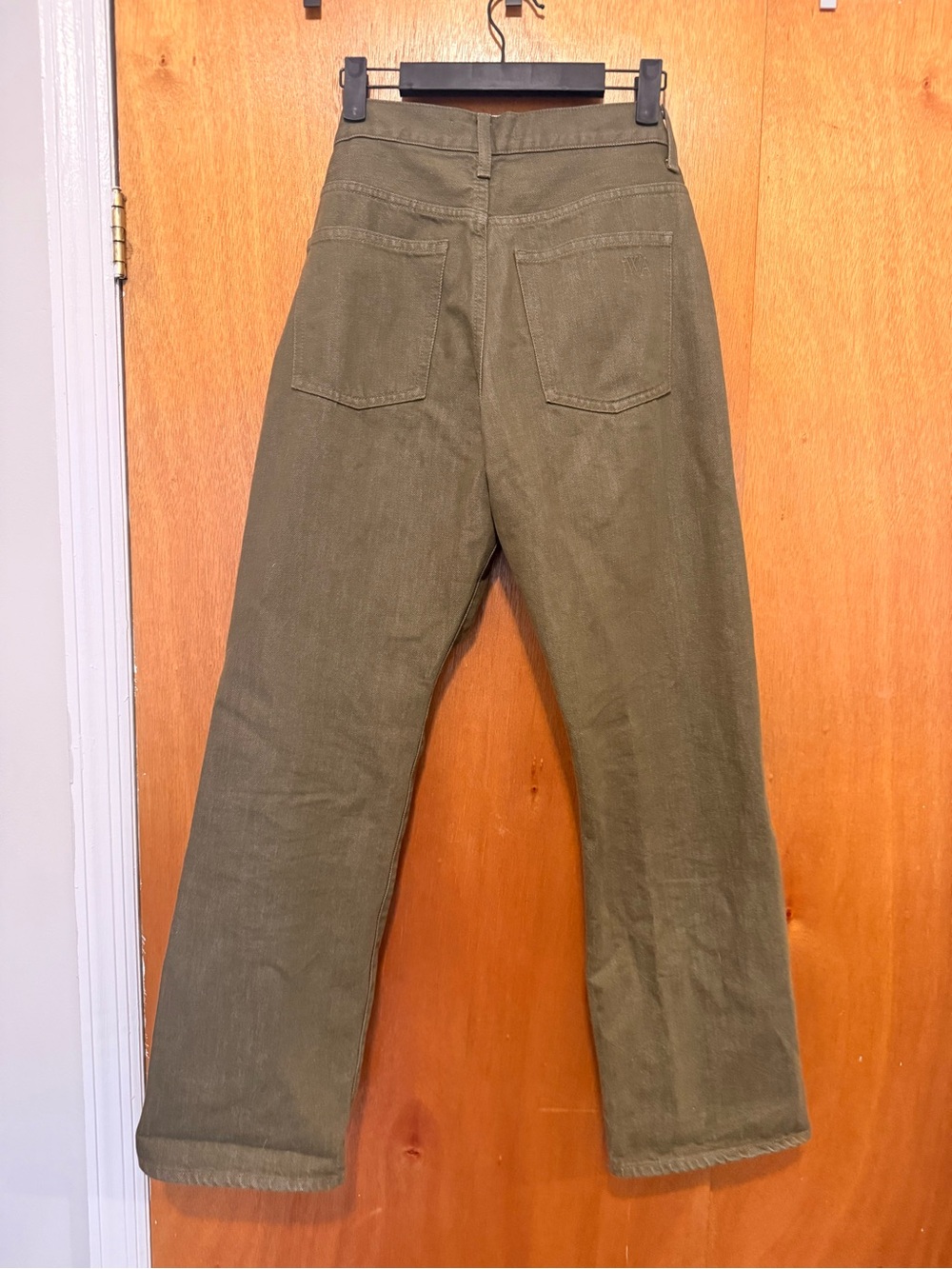 JW ANDERSON Olive Green Denim Jeans - Picture 5 of 6